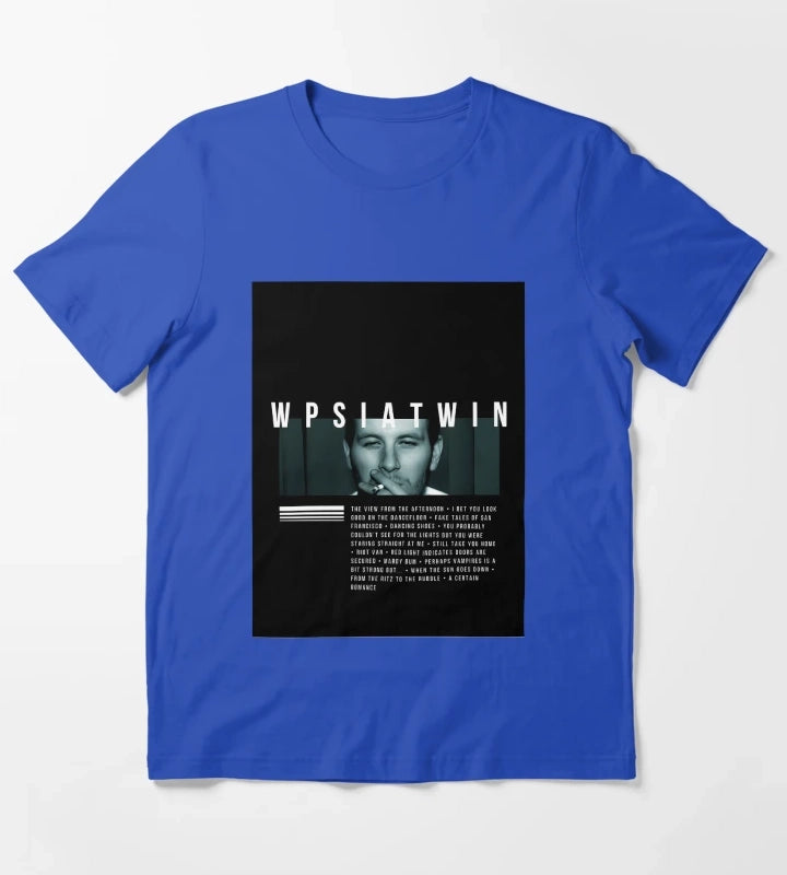 Arctic Monkeys Wpsiatwin Album Art T-Shirt Blue