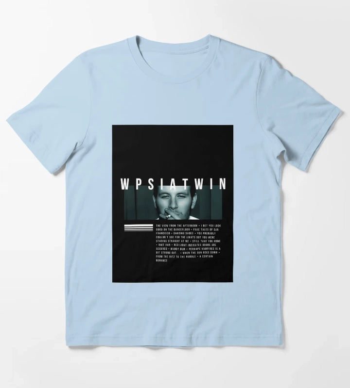 Arctic Monkeys Wpsiatwin Album Art T-Shirt Sky Blue
