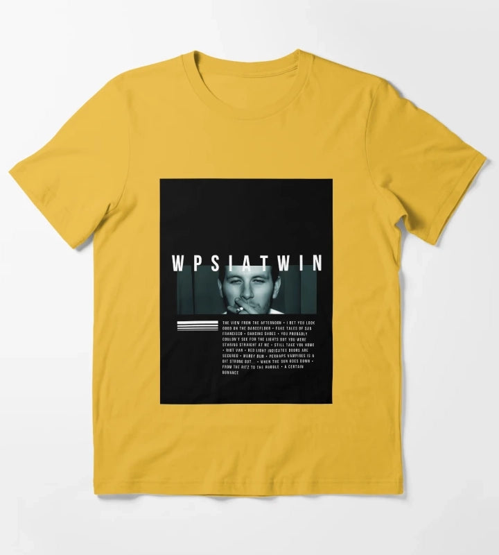 Arctic Monkeys Wpsiatwin Album Art T-Shirt Yellow