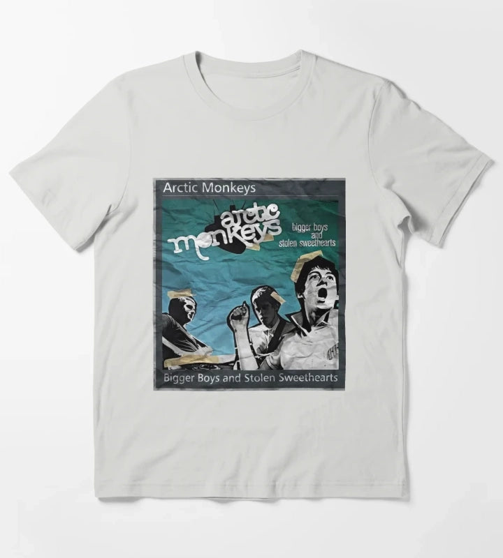Arctic Monkeys art T-Shirt Light Grey