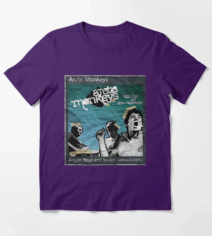 Arctic Monkeys art T-Shirt Purple