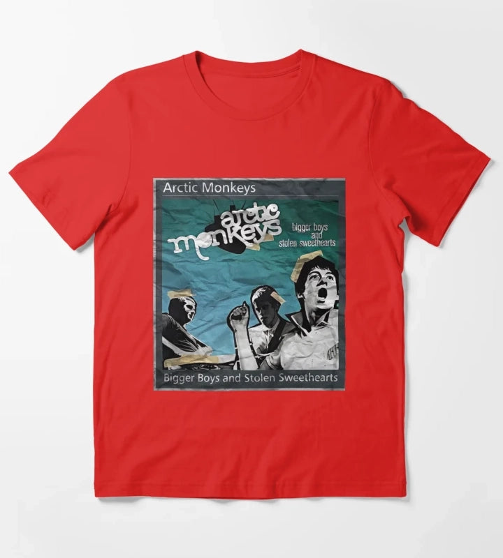 Arctic Monkeys art T-Shirt Red