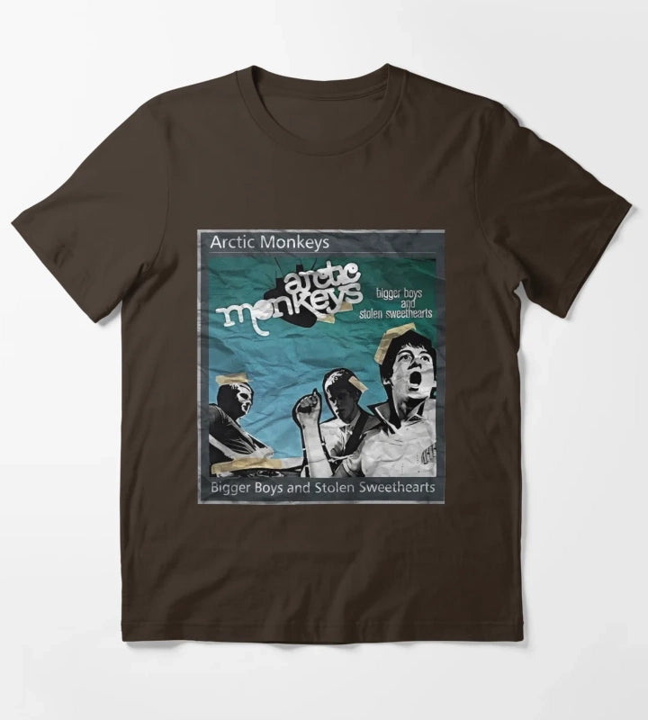 Arctic Monkeys art T-Shirt Brown