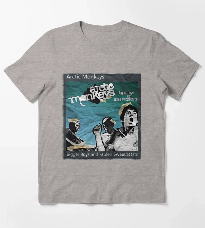 Arctic Monkeys art T-Shirt Heather Grey
