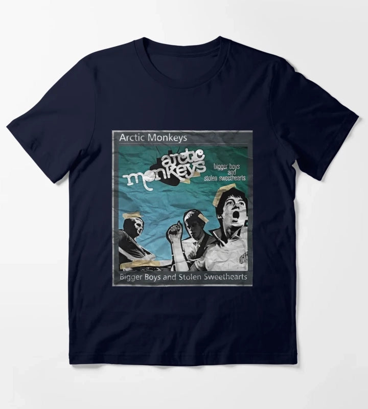 Arctic Monkeys art T-Shirt Navy