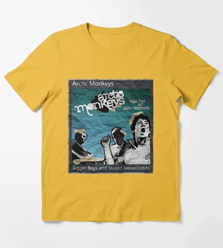 Arctic Monkeys art T-Shirt Yellow
