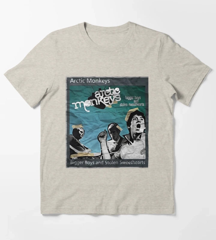 Arctic Monkeys art T-Shirt Cream