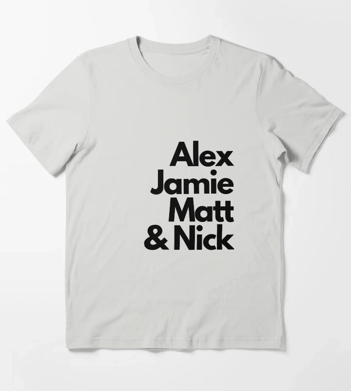 Arctic Monkeys band members T-Shirt Light Grey