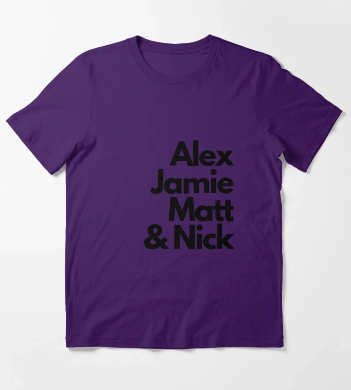 Arctic Monkeys band members T-Shirt Purple