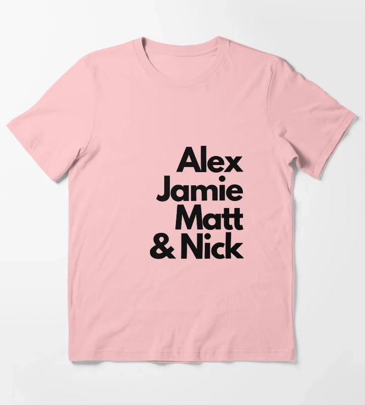 Arctic Monkeys band members T-Shirt Dark Grey