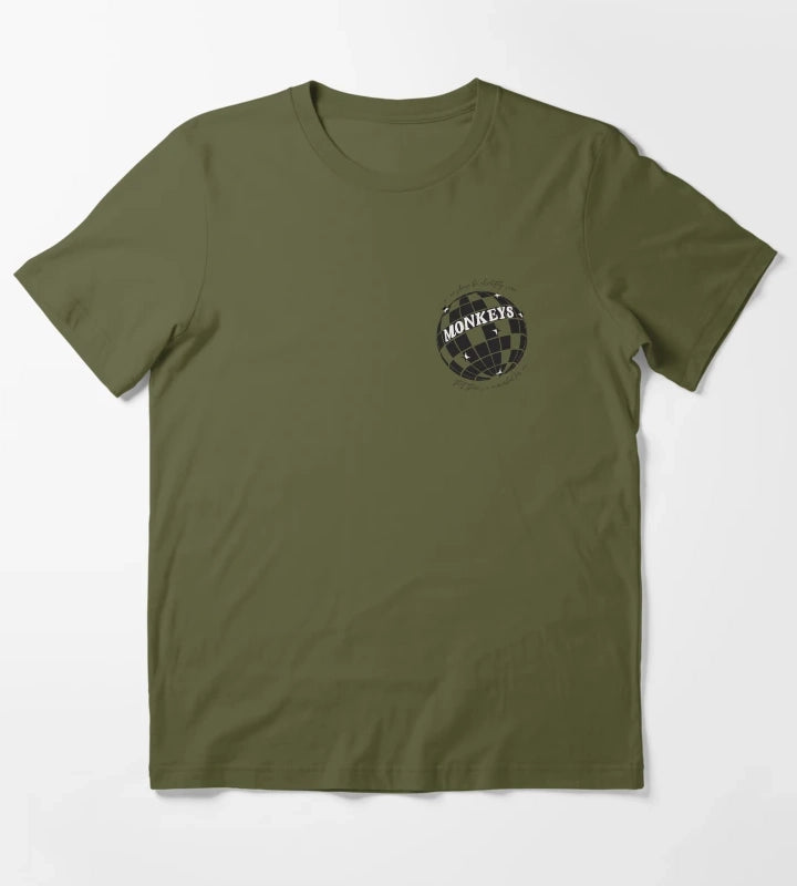 Arctic Monkeys mirrorball T-Shirt Olive Green