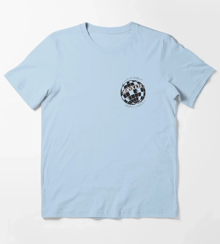 Arctic Monkeys mirrorball T-Shirt Sky Blue
