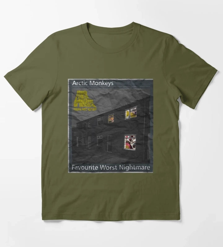Arctic Monkeys music T-Shirt Olive Green