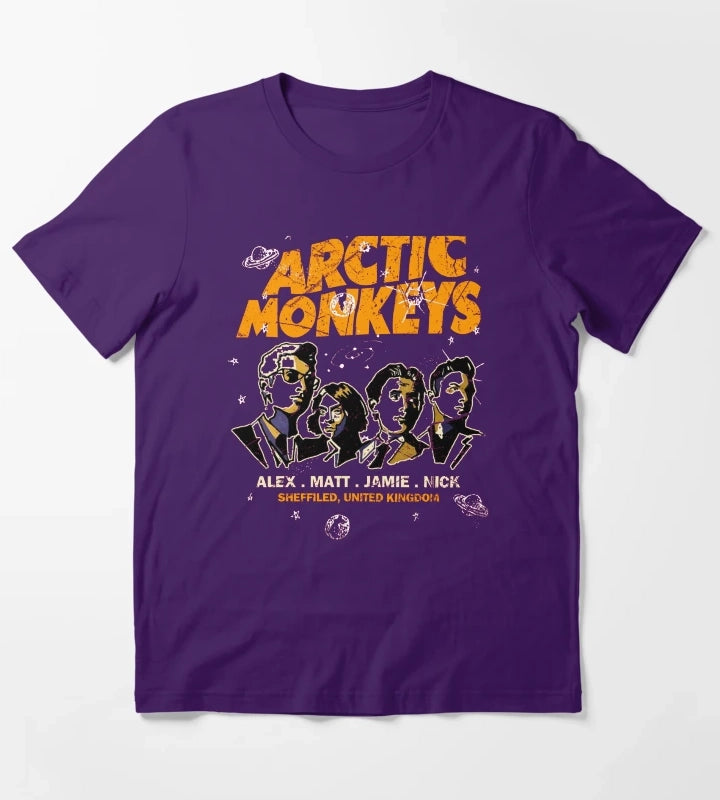 Arctic Music Monkeys Essential T-Shirt Purple