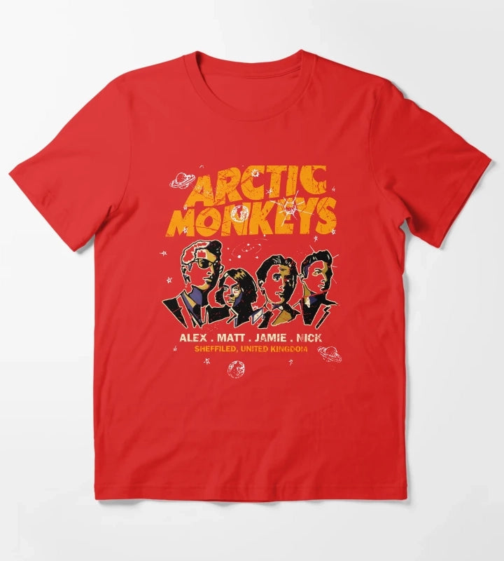 Arctic Music Monkeys Essential T-Shirt Red
