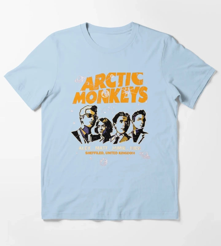 Arctic Music Monkeys Essential T-Shirt Sky Blue
