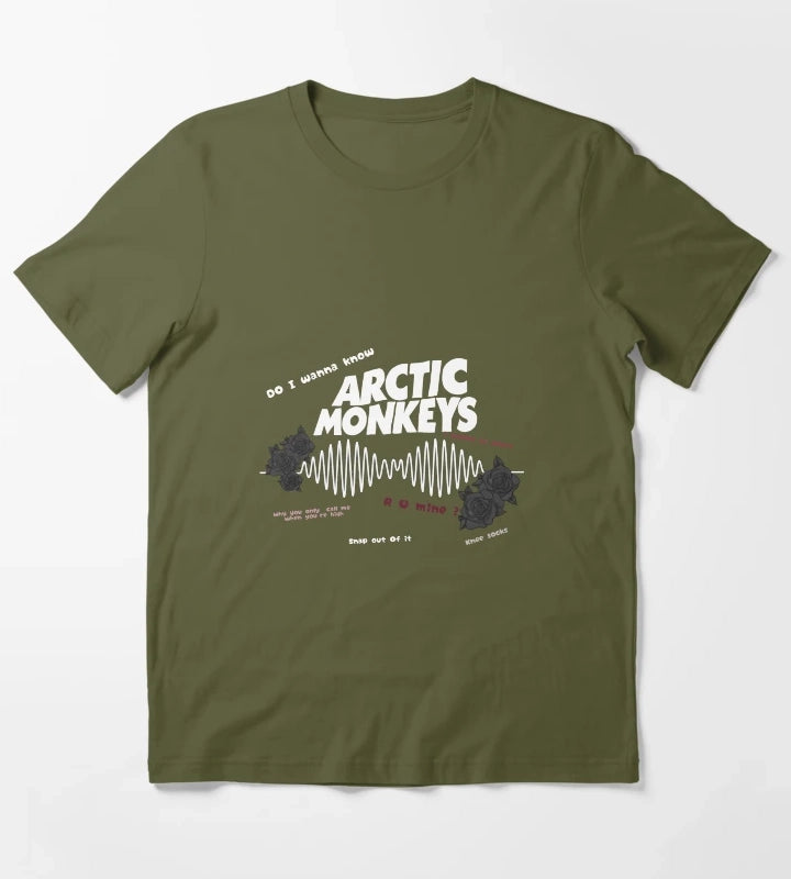 Arctic monkeys fanart T-Shirt Olive Green