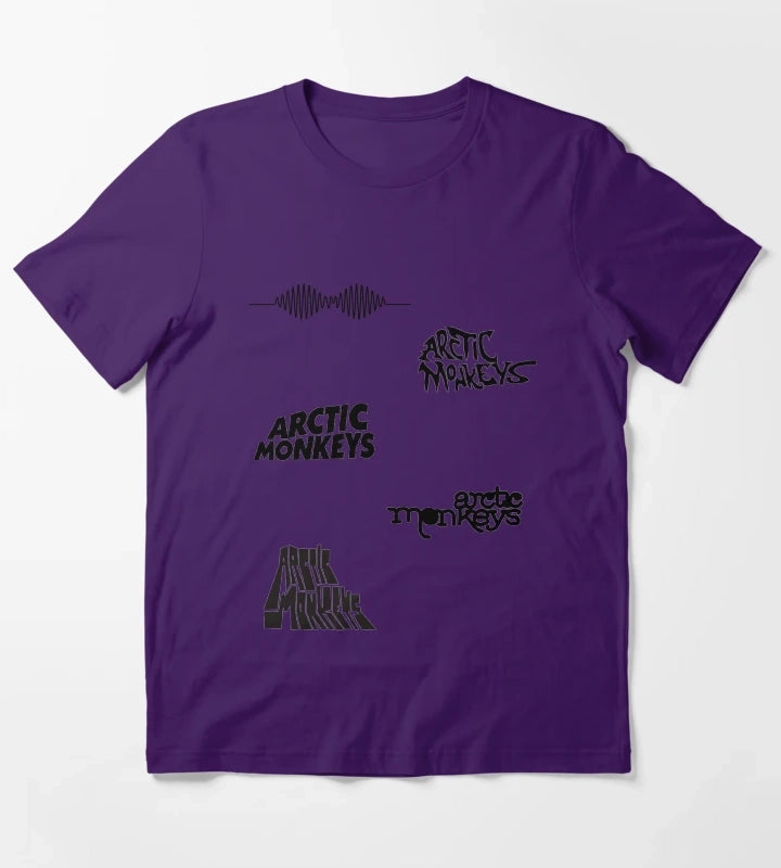 Arctic monkeys logo pack T-Shirt Purple