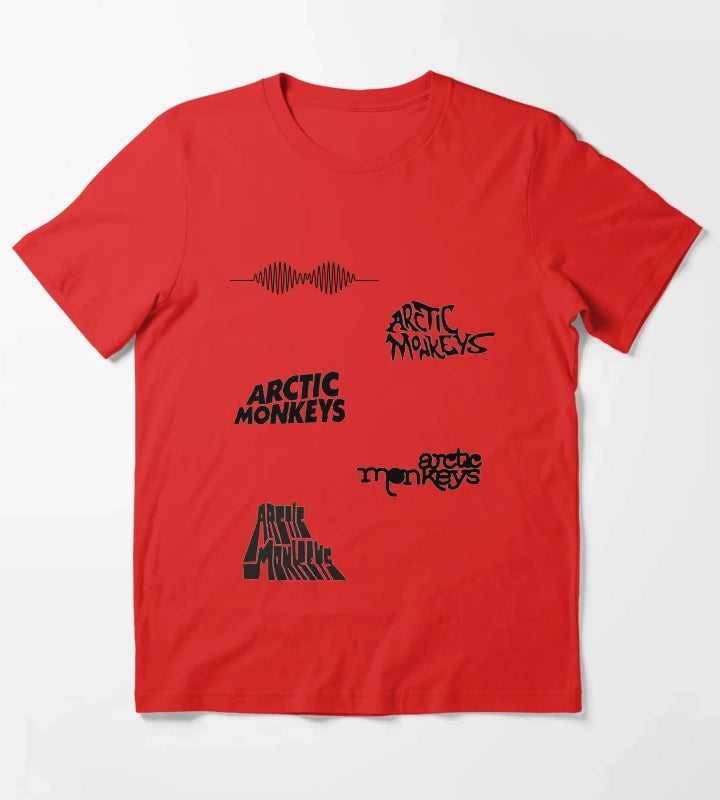 Arctic monkeys logo pack T-Shirt Red