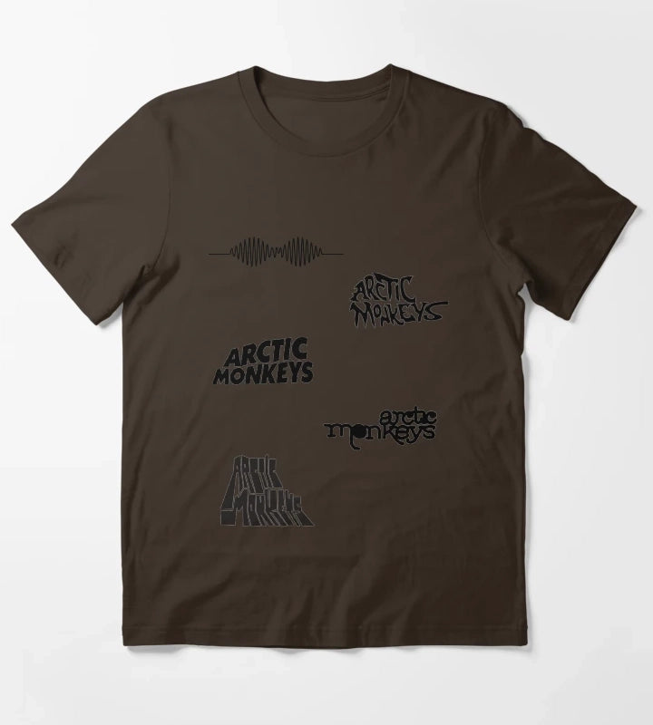 Arctic monkeys logo pack T-Shirt Brown