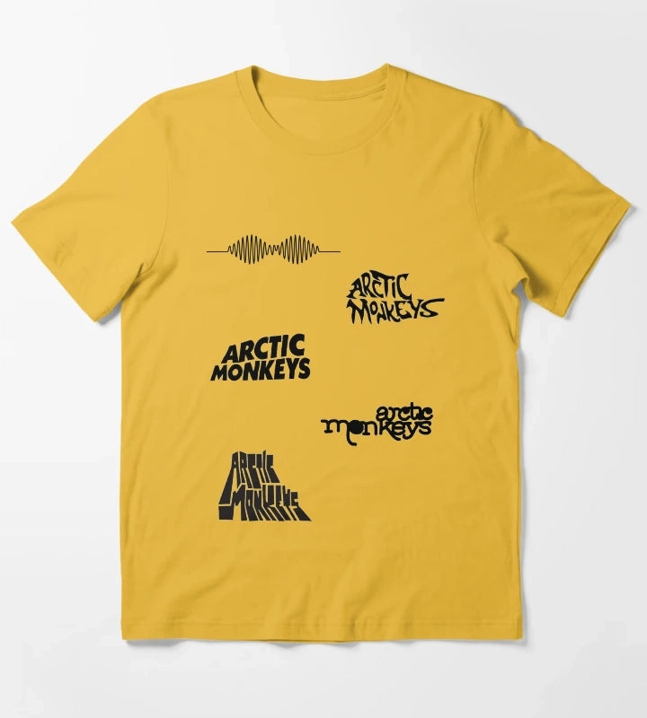 Arctic monkeys logo pack T-Shirt Yellow