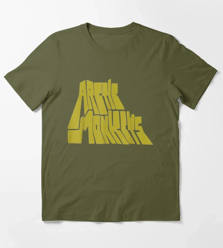 Arctics Funny MonkeyGuys For Men Women TShirt T-Shirt Olive Green