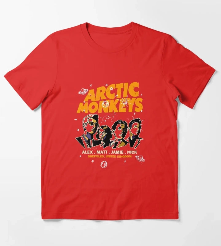 Arctics Monkeys Band 5 T-Shirt Red