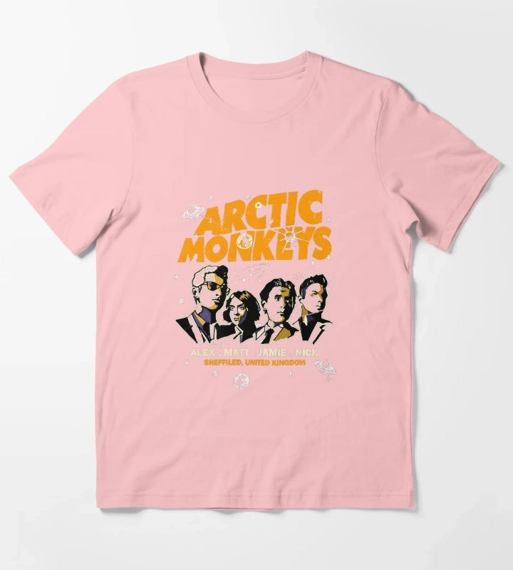 Arctics Monkeys Band 5 T-Shirt Dark Grey