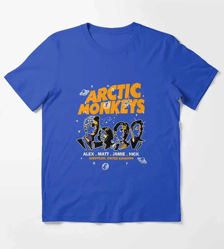 Arctics Monkeys Band 5 T-Shirt Blue