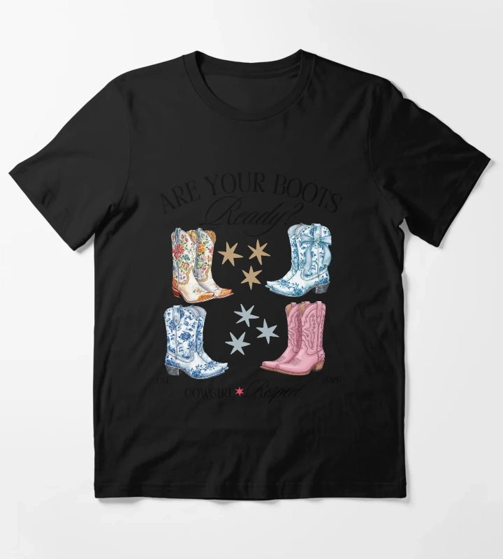 Are your boots ready Cowgirl Respect T-Shirt