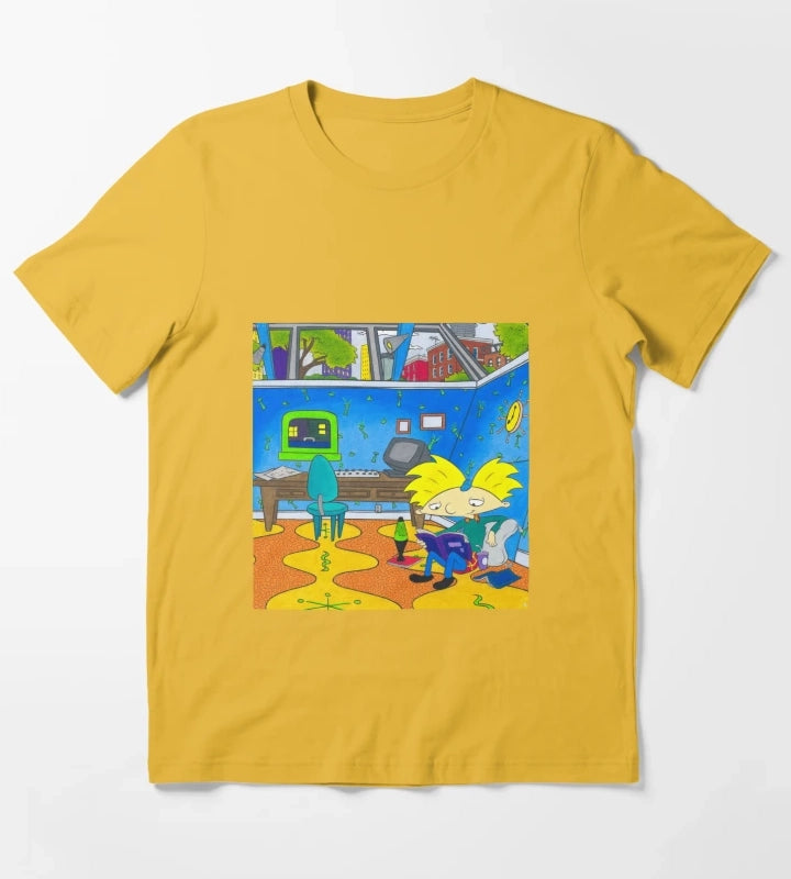 Arnolds Room Hey Arnold Nickelodeon T-Shirt Yellow
