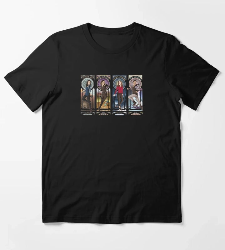 Art Nouveau SHIELD Ladies Combined T-Shirt