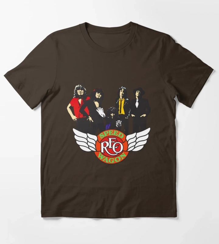 Art Reo Speedwagon T-Shirt Brown