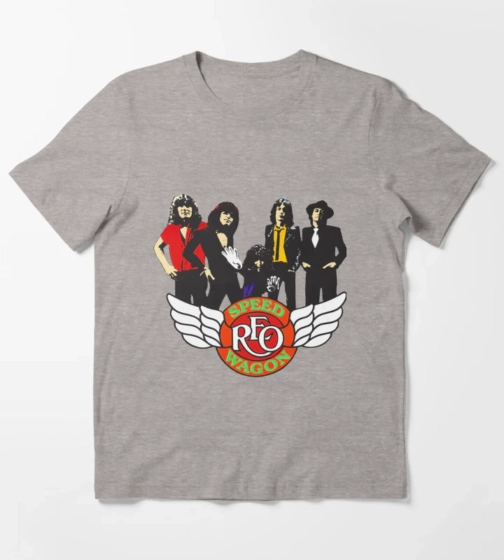 Art Reo Speedwagon T-Shirt Heather Grey