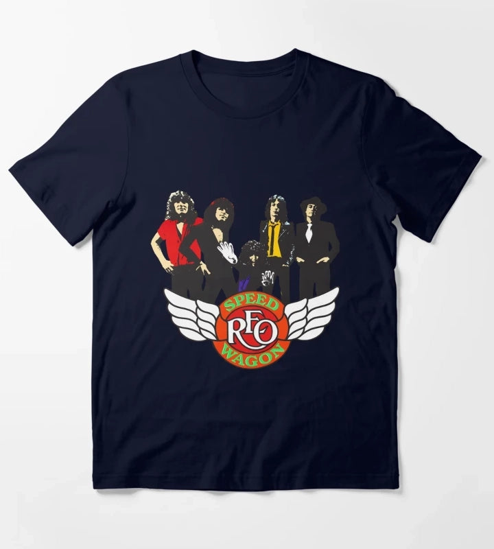 Art Reo Speedwagon T-Shirt Navy
