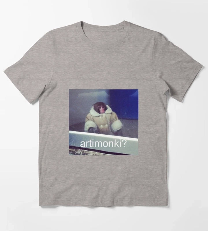 Arti Monki T-Shirt Heather Grey