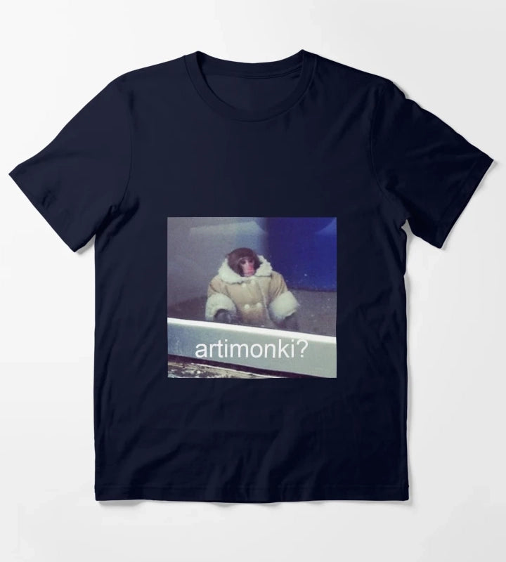 Arti Monki T-Shirt Navy
