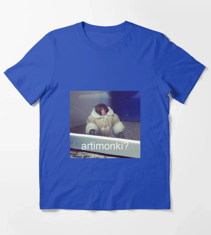 Arti Monki T-Shirt Blue