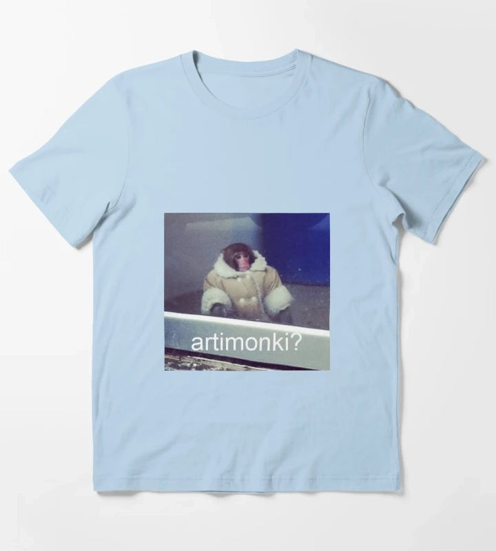Arti Monki T-Shirt Sky Blue