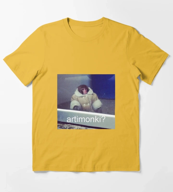 Arti Monki T-Shirt Yellow