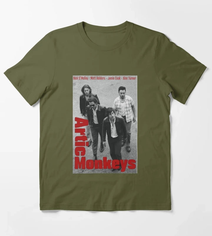 Artic MonkeysoceanS 11 T-Shirt Olive Green