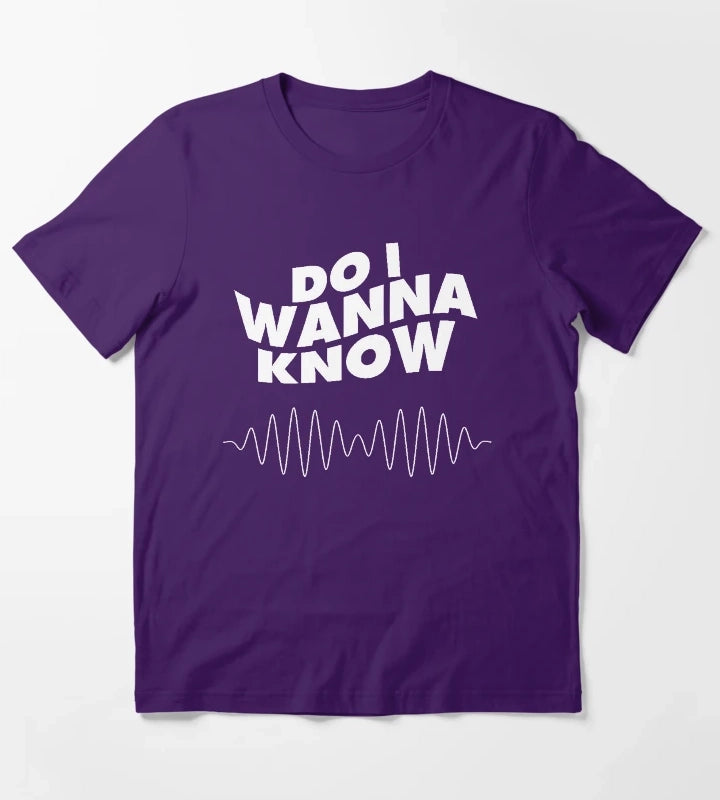 Artic monkeys Do i wanna know T-Shirt Purple