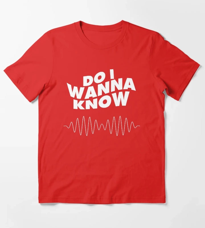 Artic monkeys Do i wanna know T-Shirt Red