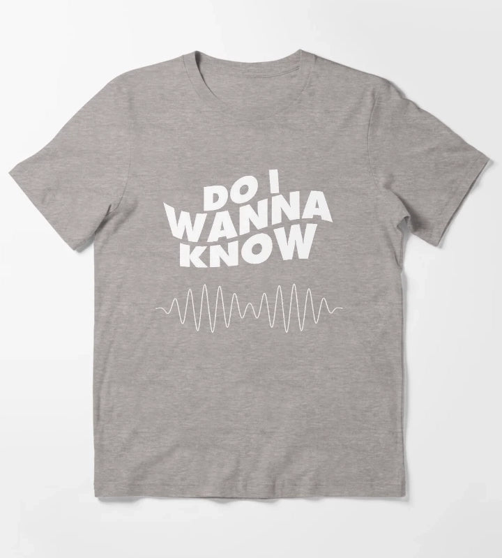 Artic monkeys Do i wanna know T-Shirt Heather Grey
