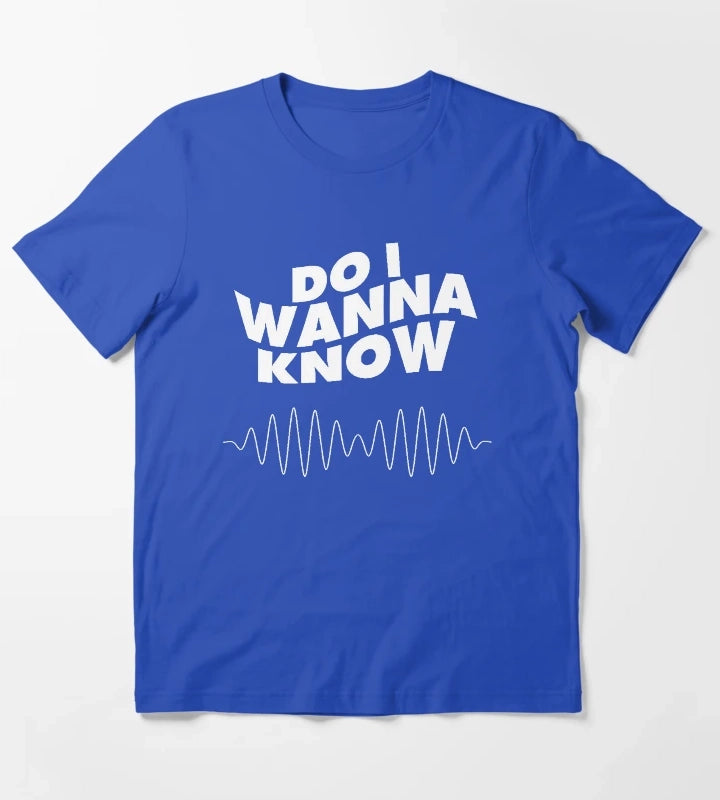 Artic monkeys Do i wanna know T-Shirt Blue