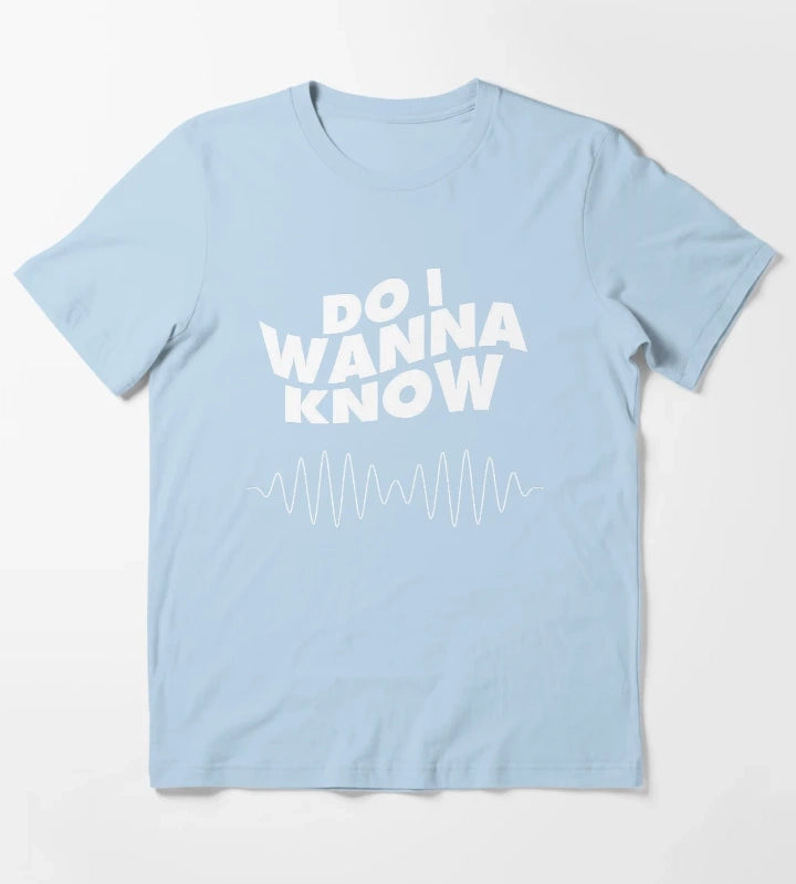 Artic monkeys Do i wanna know T-Shirt Sky Blue