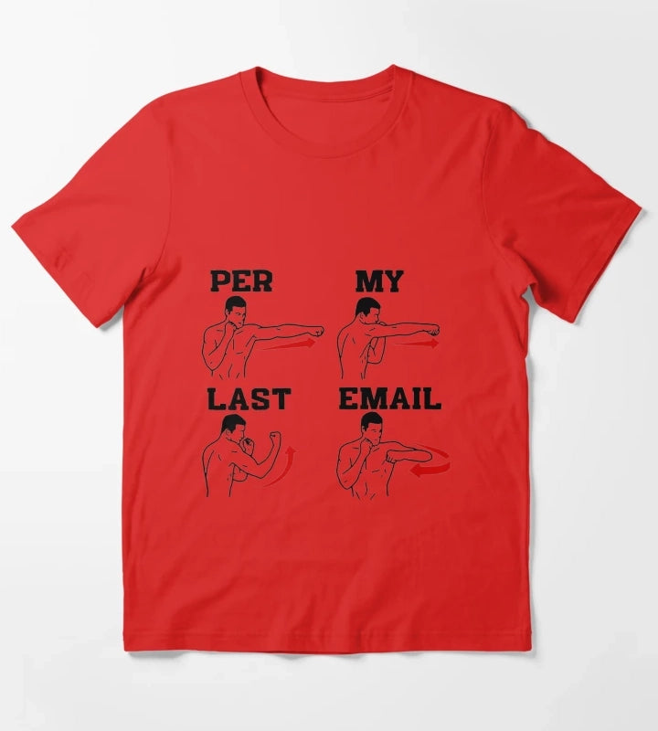 As Per My Last Email Coworker Humor Funny Men Costumed Premium T-Shirt Red