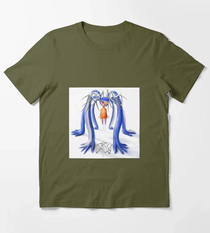 Ashnikko Daisy T-Shirt Olive Green
