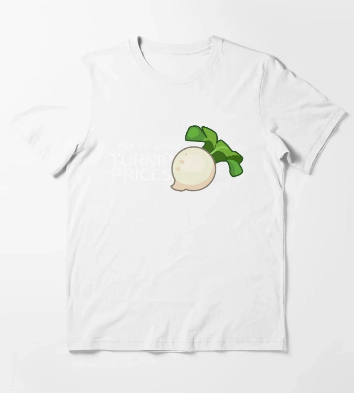 Ask Me About Turnip Prices T-Shirt White