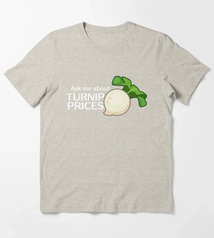 Ask Me About Turnip Prices T-Shirt Cream